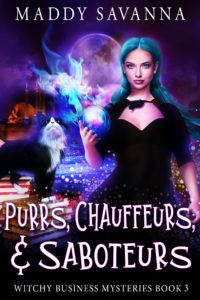 Book Cover: Purrs, Chauffeurs, & Saboteurs